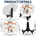 Papa's Grilling Buddies - Gift For Grandpa, Dad, Father - Personalized Plate