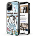 Mama Bear - Gift For Mother, Mom, Grandma - 3D Inflated Effect Printed Clear Phone Case, Personalized Clear Phone Case