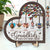 Custom Photo Grandkids Make Life Grand - Personalized 2-Layered Wooden Plaque With Stand