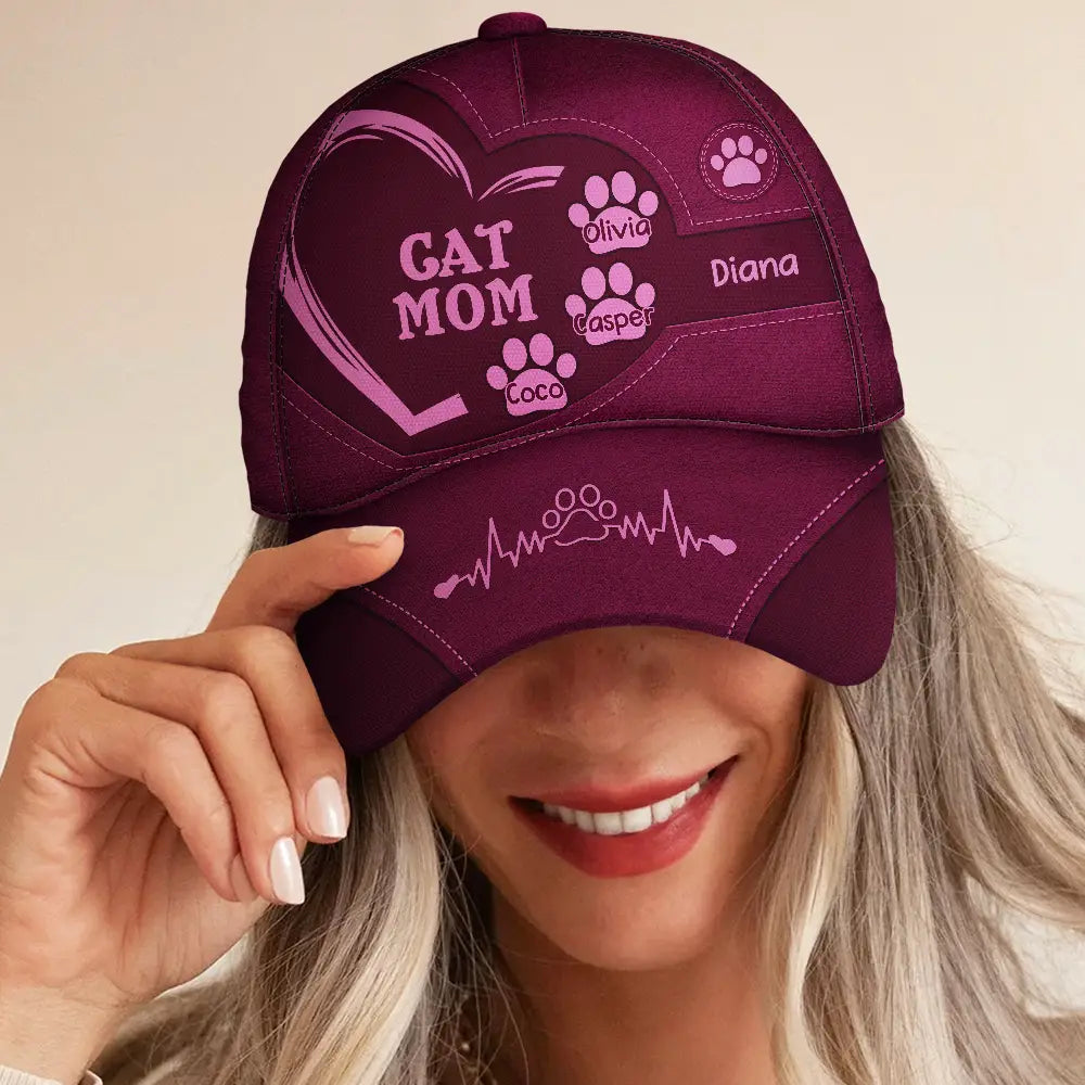 Dog Cat Dad Mom - Personalized Classic Cap
