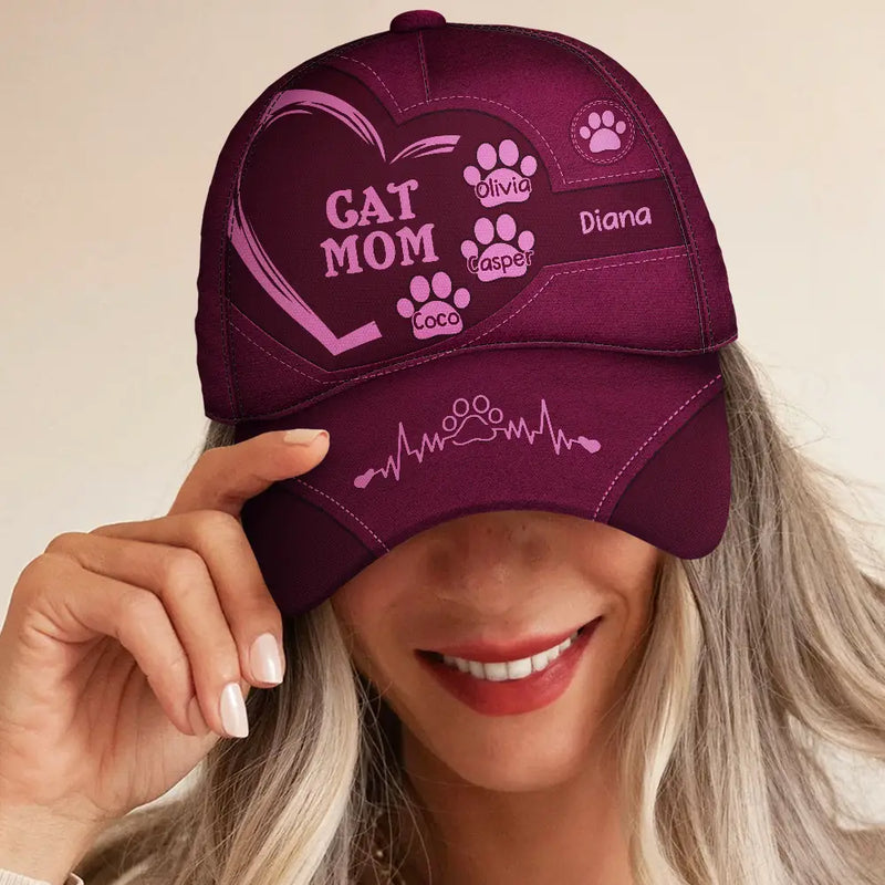 Dog Cat Dad Mom - Personalized Classic Cap