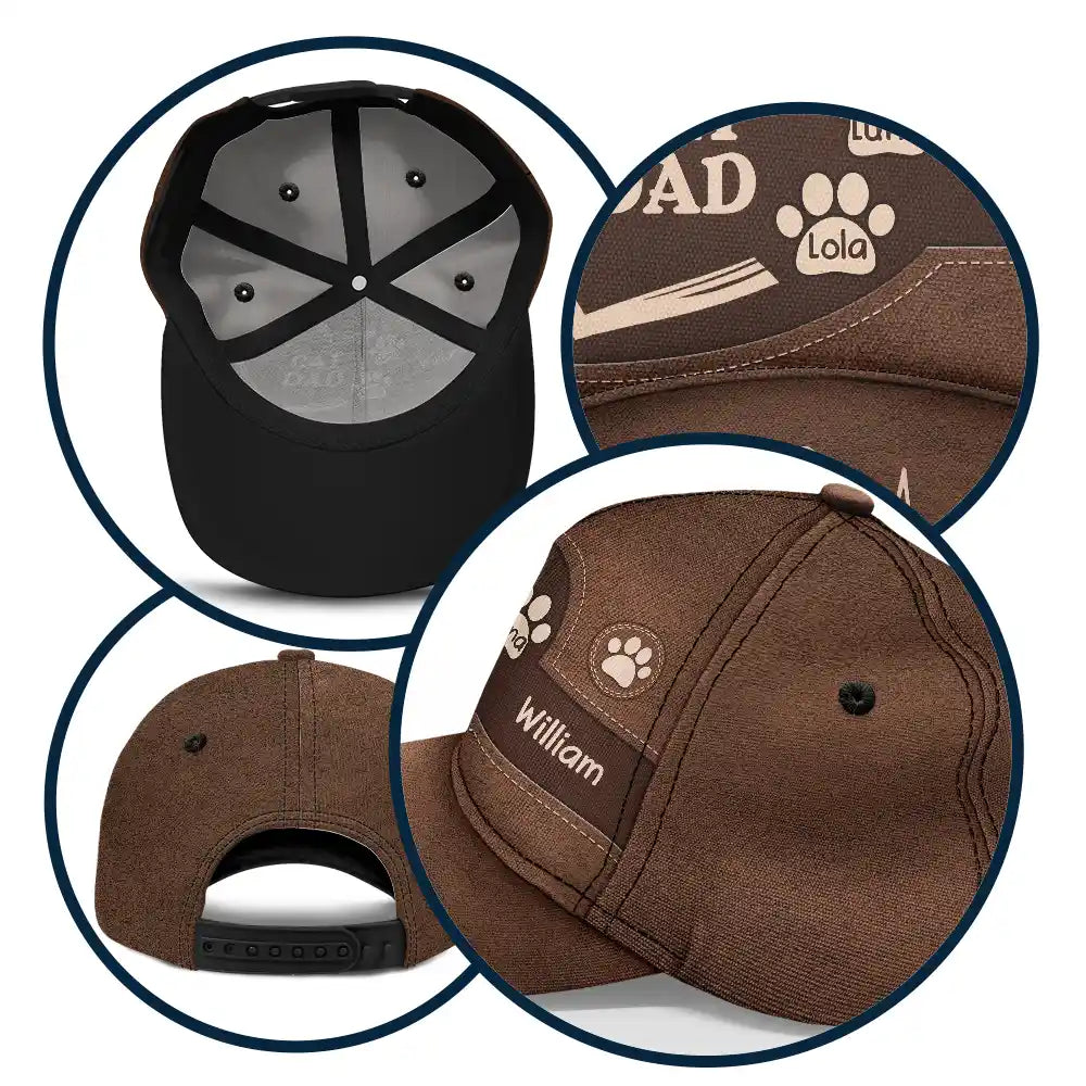 Dog Cat Dad Mom - Personalized Classic Cap