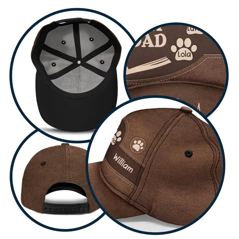 Dog Cat Dad Mom - Personalized Classic Cap
