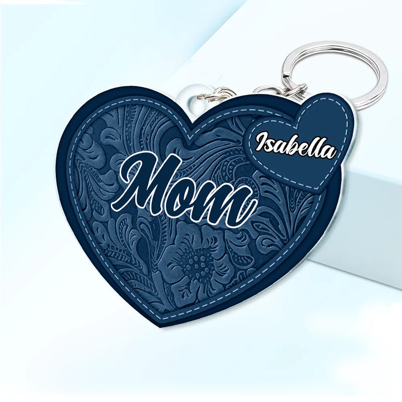 Grandma's Little Sweethearts - Personalized Cutout Acrylic Keychain