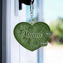 Grandma's Little Sweethearts - Personalized Cutout Acrylic Keychain