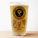 From You Swimming Champion - Personalized Beer Glass