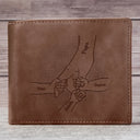 I Will Protect You - Personalized Leather Wallet
