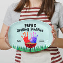 Daddy Grilling Buddies - Personalized Plate