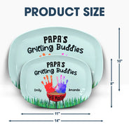 Daddy Grilling Buddies - Personalized Plate