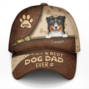 Meilleur papa chien et meilleure maman chien de tous les temps - Casquette classique personnalisée 
