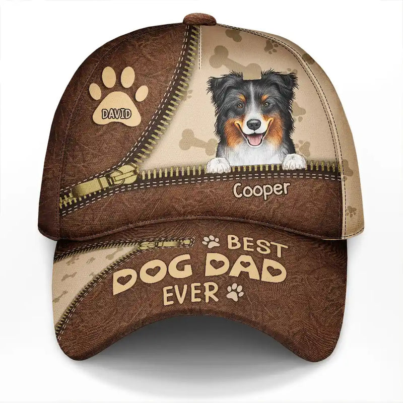 Best Dog Dad Dog Mom Ever - Personalized Classic Cap