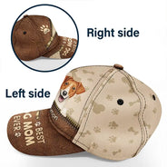 Meilleur papa chien et meilleure maman chien de tous les temps - Casquette classique personnalisée 