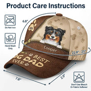 Meilleur papa chien et meilleure maman chien de tous les temps - Casquette classique personnalisée 