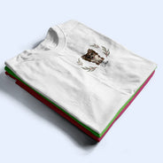 Portrait Pet With Flowers - Personalized T Shirt