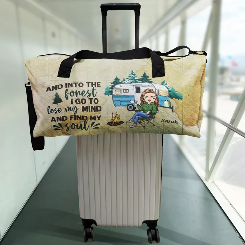 Je n'aurais jamais imaginé devenir une campeuse super sexy - Sac de sport personnalisé