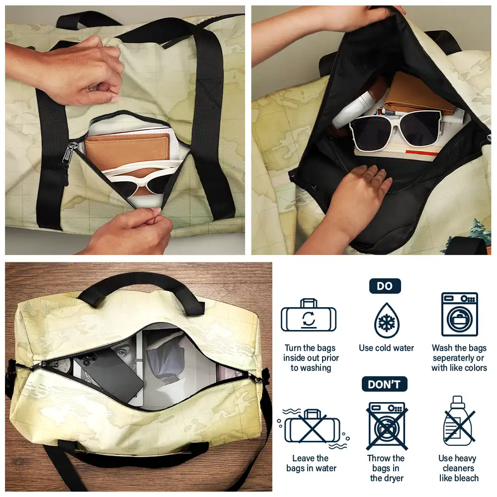 Je n'aurais jamais imaginé devenir une campeuse super sexy - Sac de sport personnalisé