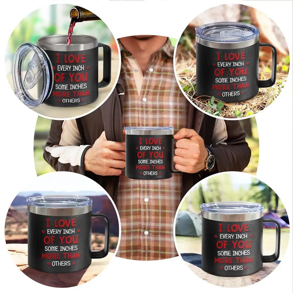 Annoy For The Rest Couples - Gobelet personnalisé en acier inoxydable de 14 oz avec poignée