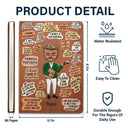 Teacher Daily Affirmations - Personalized Leather Journal