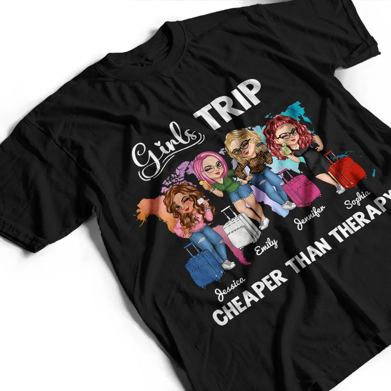 Carte du monde « It's Girls Trip » - T-shirt personnalisé