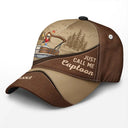 Appelez-moi simplement Captoon Pontoon Captain - Casquette classique personnalisée 