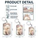 Custom Photo Memorial When Tomorrow Starts - Personalized Aluminum Keychain