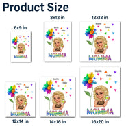 Colorful Sunflowers Grandma - Personalized Decor Decal