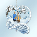 My Mind Still Talks To You Memorial - Personalized Acrylic Car Hanger