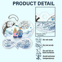 My Mind Still Talks To You Memorial - Personalized Acrylic Car Hanger