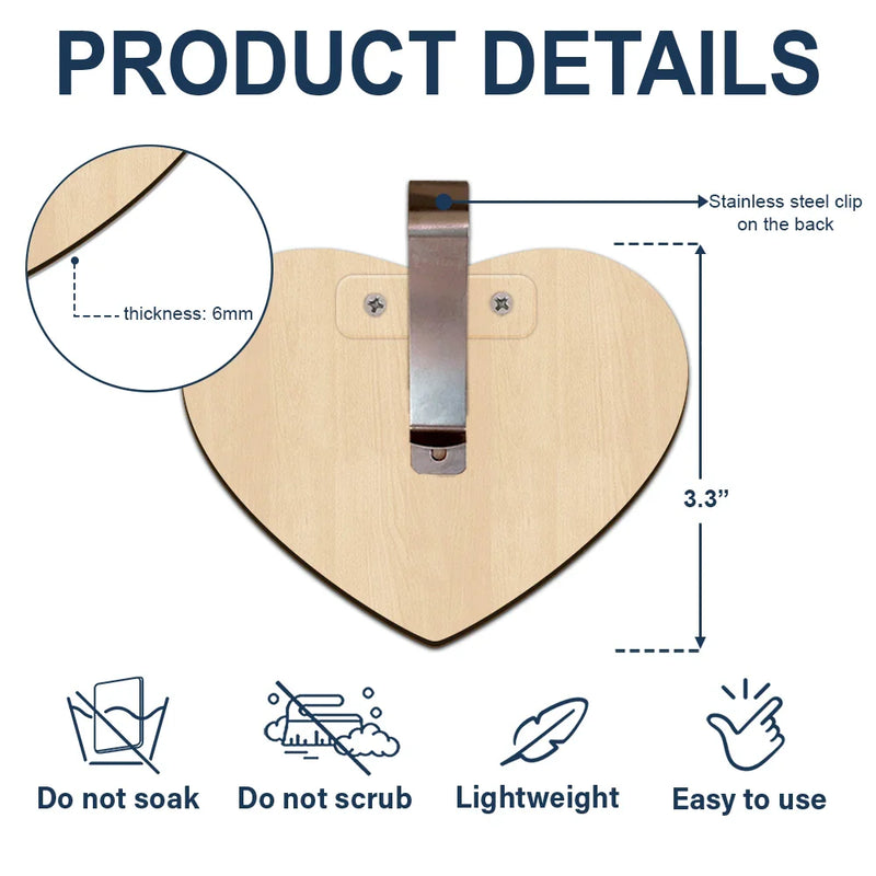 Custom Photo Memorial I Crossed The Rainbow Bridge - Personalized Custom Shaped Car Visor Clip