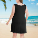 Sunflowers Grandma - Personalized Sleeveless Tank Dress