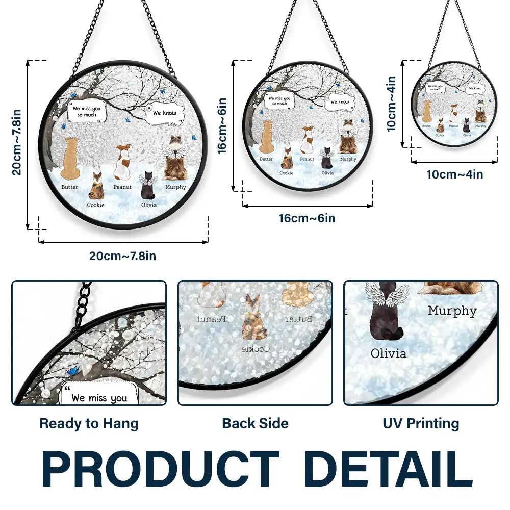 They Still Talk About You Memorial - Personalized Stained Glass Window Hanging Suncatcher