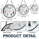 They Still Talk About You Memorial - Personalized Stained Glass Window Hanging Suncatcher