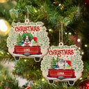 Pet Lovers - Have Yourself A Furry Little Christmas Dogs Cats - Personalized Custom Shaped Wooden Ornament