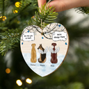 Memorial, Pet Lovers - They Still Talk About You Memorial Pet Lovers Christmas - Personalized Custom Shaped Wooden Ornament