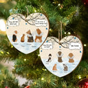 Memorial, Pet Lovers - They Still Talk About You Memorial Pet Lovers Christmas - Personalized Custom Shaped Wooden Ornament