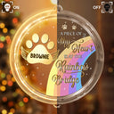 Pet Lovers - I Crossed The Rainbow Bridge Memorial Pet - Personalized LED Pendant Light