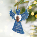 Photo personnalisée « J'ai un ange au paradis » - Ornement acrylique personnalisé en forme personnalisée 