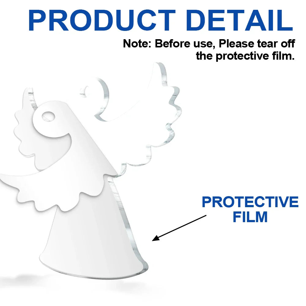 Continue Shopping,Christmas,Memorial,Custom Photo,Sad - Custom Photo I Have An Angel In Heaven Memorial - Personalized Custom Shaped Acrylic Ornament