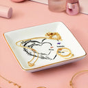 Gift For Grandma, Gift For Mother, Gift For Women - Mom Grandma Sweethearts Birth Month Flowers - Personalized Ring Dish