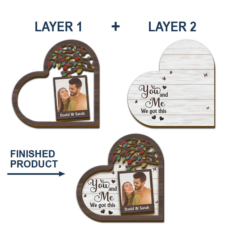 Gift For Couples, Gift For Husband, Gift For Boyfriend, Gift For Wife, Gift For Girlfriend - Custom Photo My Favorite Place In All The World Is Next To You - Personalized Custom Shaped Car Visor Clip