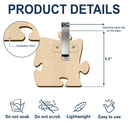 Gift For Couples,Gift For Husband,Gift For Wife,Gift For Boyfriend,Gift For Girlfriend,Love - Couple I Love You To Pieces - Personalized Custom Shaped Car Visor Clip