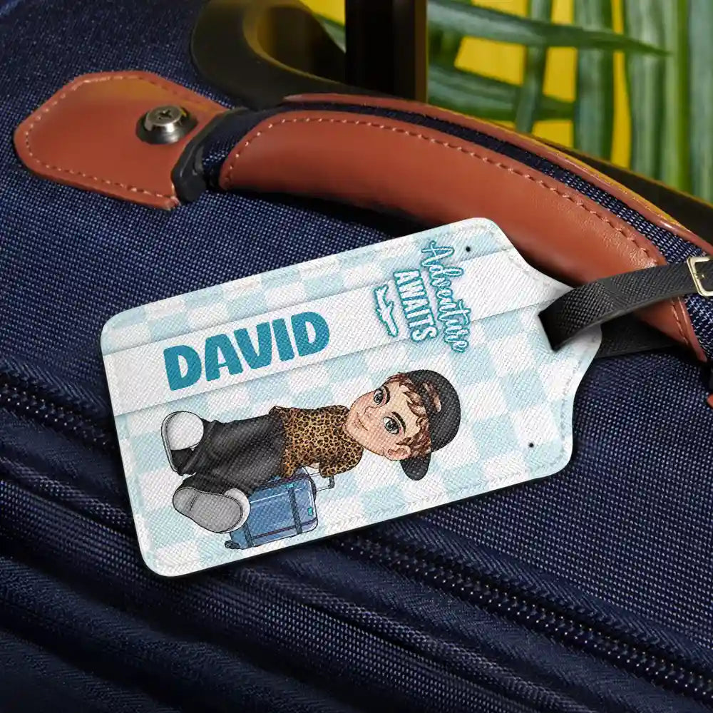 Travel, Gift For Yourself, Gift For Women, Gift For Men - Collect Moments Not Things Travel Lover Y2K - Personalized Luggage Tag