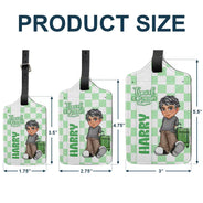 Travel, Gift For Yourself, Gift For Women, Gift For Men - Collect Moments Not Things Travel Lover Y2K - Personalized Luggage Tag