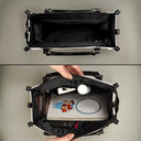 Gift For Grandma,Gift For Mother,Gift For Women,Happy - Grandma Mom Butterflies - Personalized Leather Bag