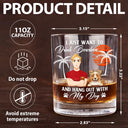 Pet Lovers, Pet Mom, Dog Lovers, Cat Lovers, Pet Dad - I Just Want To Drink - Personalized Whiskey Glass