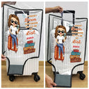 Travel,Gift For Yourself,Gift For Women,Gift For Men,Happy - It's On My List Travel Lover - Personalized Clear Luggage Cover