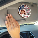 Gift For Father,Happy,Gift For Grandpa - Custom Photo To The World You May Be One Person - Personalized Custom Shaped Car Visor Clip