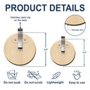 Custom Photo To The World You May Be One Person - Personalized Custom Shaped Car Visor Clip