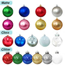 Family,Happy,Christmas,Gift For Bestie - Monogram Initial - Personalized Ball Ornament