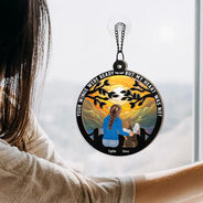Pet Lovers,Sad,Gift For Yourself,Gift For Women,Gift For Men,Dog Lovers,Dog Mom,Dog Dad,Cat Lovers,Cat Mom,Cat Dad - Your Wings Were Ready But My Heart Was Not - Personalized Window Hanging Suncatcher Ornament
